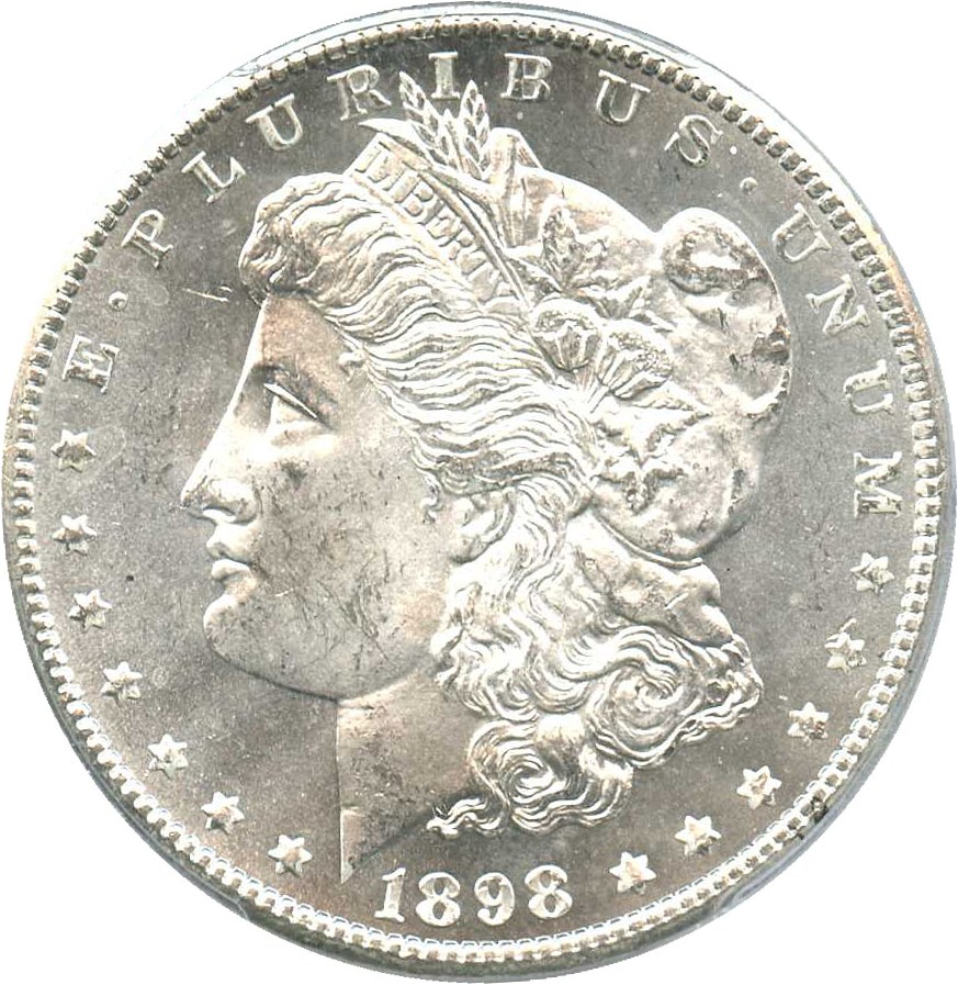 image for: 1898-O $1 PCGS MS64+ PL