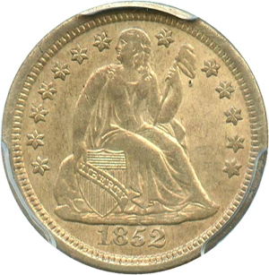 image for: 1852-O 10c PCGS Genuine XF Details, Damage - No Reserve!