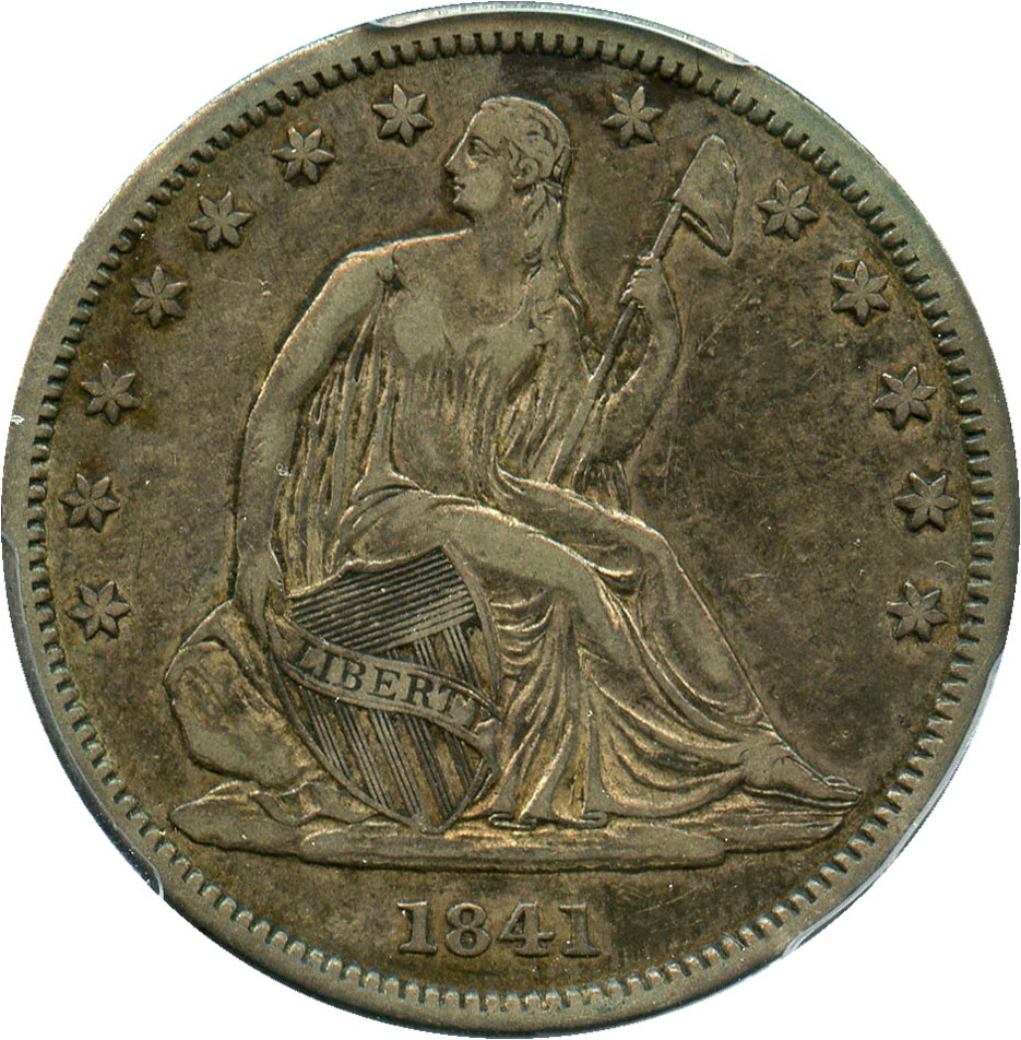 image for: 1841 50c PCGS/CAC VF35