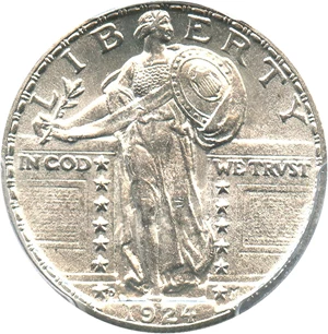 image for: 1924-D 25c PCGS MS63 FH