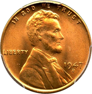 image for: 1947-D 1c PCGS MS67 RD - Registry Quality Gem - No Reserve!
