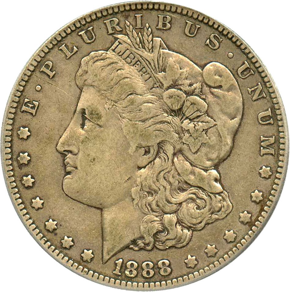 image for: 1888-O $1 PCGS VF30 (Doubled Die Obverse)