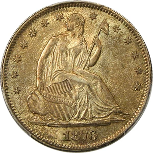 image for: 1876-S 50c PCGS MS63