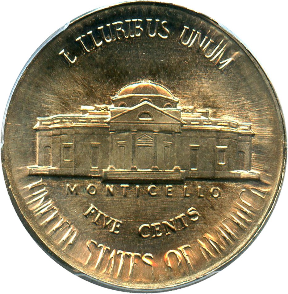 image for: Mint Error: 1981-P 5c PCGS MS64 (Close Overlap, Double Struck, Broadstruck) - No Reserve!