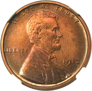 image for: 1912 1c NGC Proof 64 RB - Scarce Matte Proof Lincoln