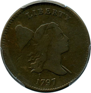 image for: 1797 1/2c PCGS F15 (1 Above 1)