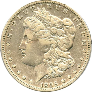 image for: 1895-O $1 PCGS Genuine VF Details, Cleaning - Scarce Date