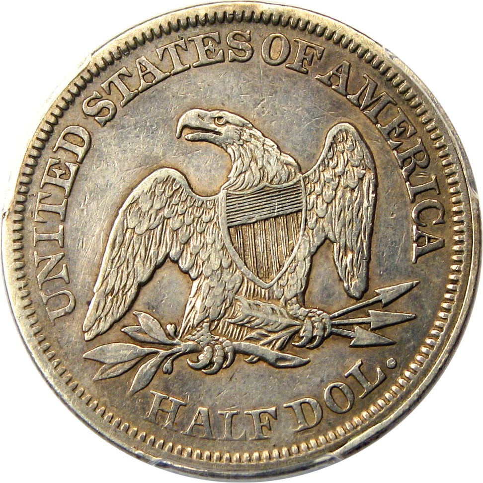 image for: 1851 50c PCGS XF40