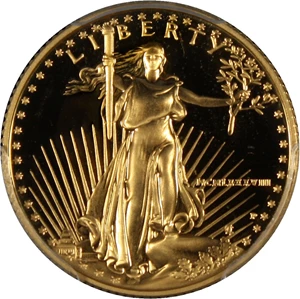 image for: 1988-P Gold Eagle $10 PCGS Proof 69 DCAM - No Reserve!