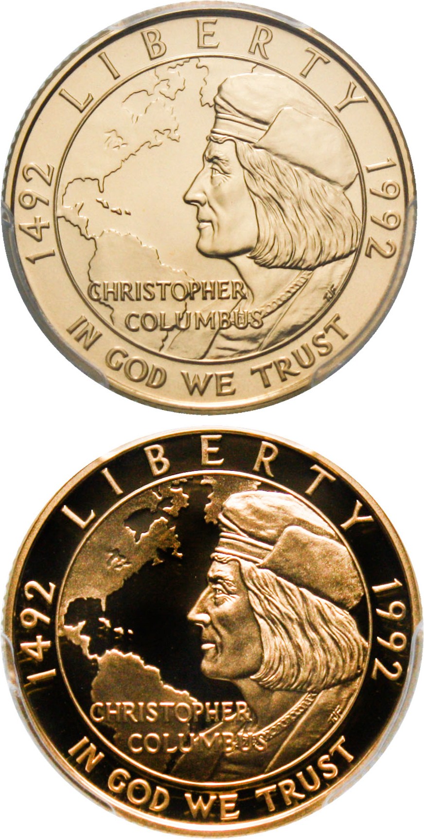 image for: Collector Lot: 1992-W Columbus $5 PCGS MS/PR69 DCAM (2 Coins) - No Reserve!