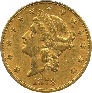 image for: 1878-S $20 PCGS AU50 - No Reserve!