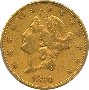 image for: 1880-S $20 PCGS XF40 - No Reserve!