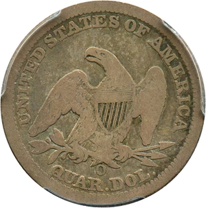 image for: 1851-O 25c PCGS/CAC VG-10 - Scarce New Orleans Mint Quarter
