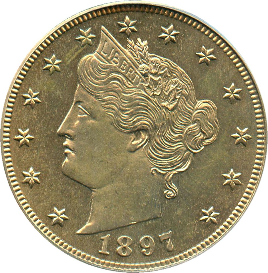 image for: 1897 5c PCGS Proof 64 - No Reserve!