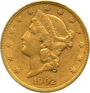 image for: 1902-S $20 PCGS XF45 - No Reserve!