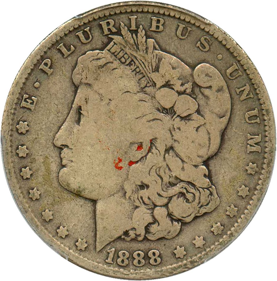 image for: 1888-O $1 PCGS Good-6 (Doubled Die Obverse)