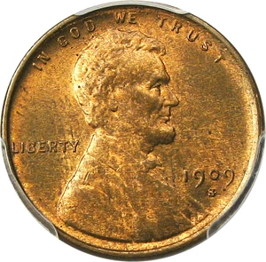 image for: 1909-S/Horiz S Lincoln 1c PCGS MS64 RB