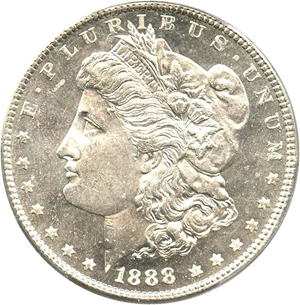 image for: 1888 $1 PCGS MS64 PL