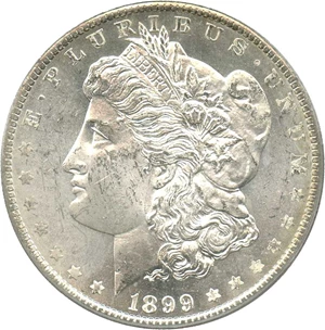 image for: 1899-O $1 PCGS MS62 PL OGH