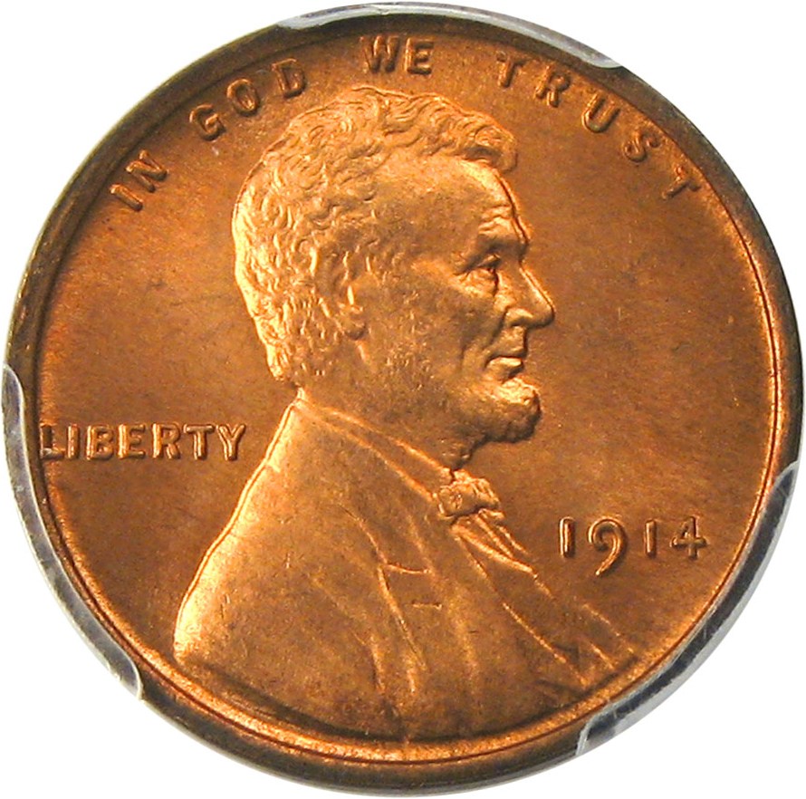 image for: 1914 1c PCGS/CAC MS65 RD - Underrated Date in Gem Red