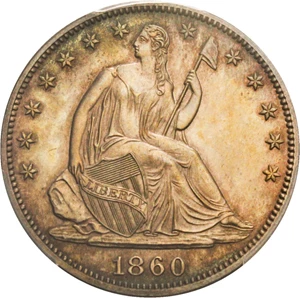 image for: 1860 50c PCGS Proof 63