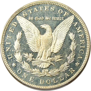 image for: 1890 $1 PCGS MS64 DMPL