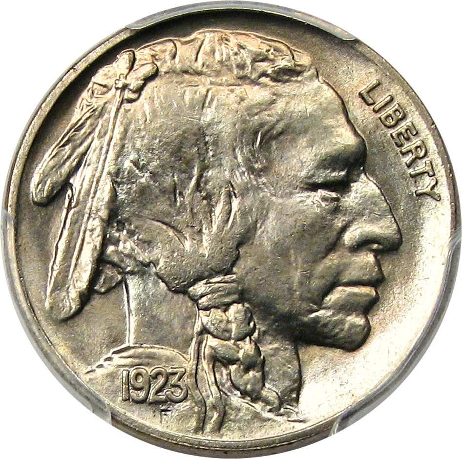 1923 S Indian Head Buffalo Nickel XF EF Extremely Fine 5c SKU:I2137