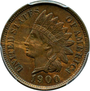 image for: 1900 1c PCGS MS64 BN