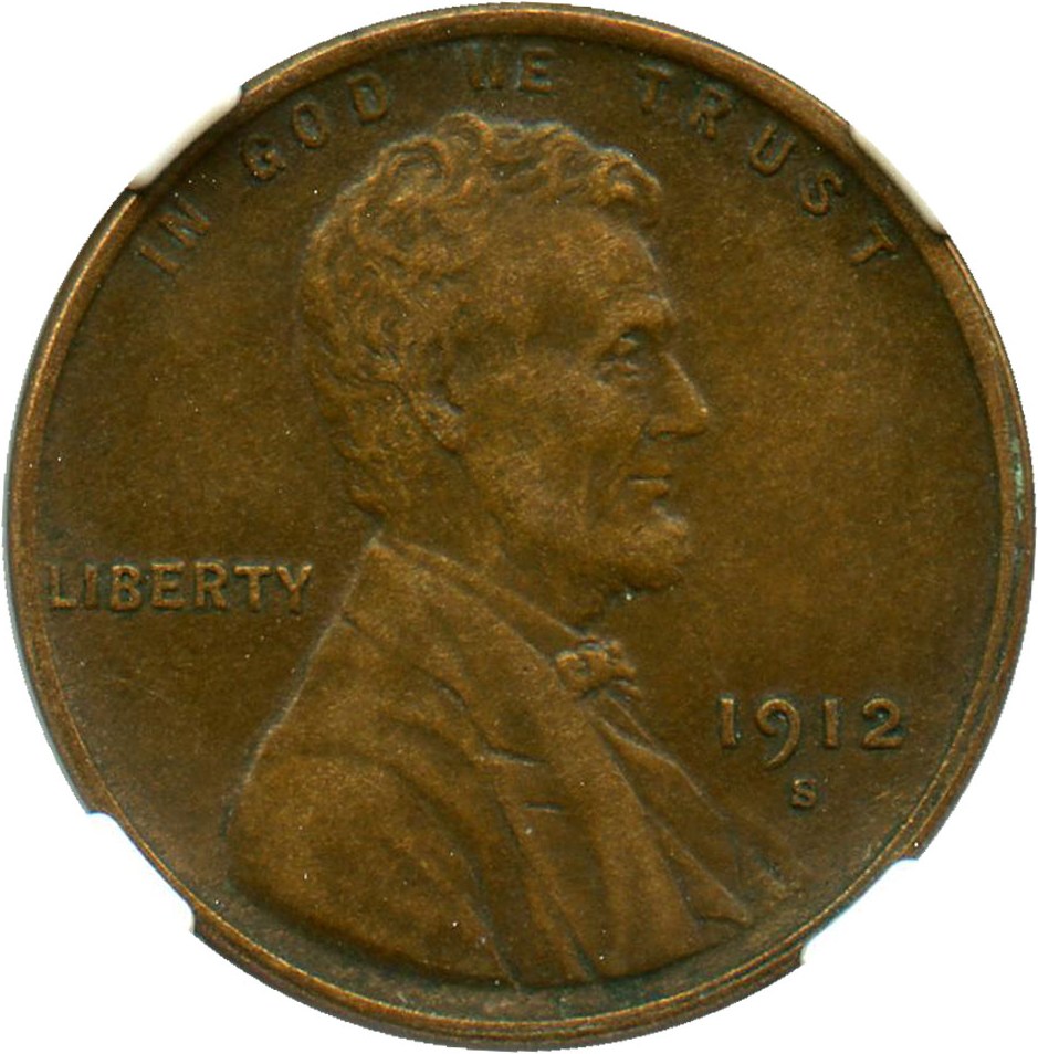 image for: 1912-S 1c NGC AU53