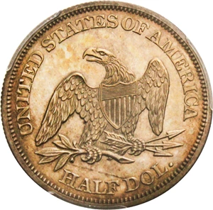 image for: 1860 50c PCGS Proof 63