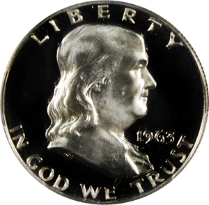 image for: 1963 50c PCGS Proof 67 CAM