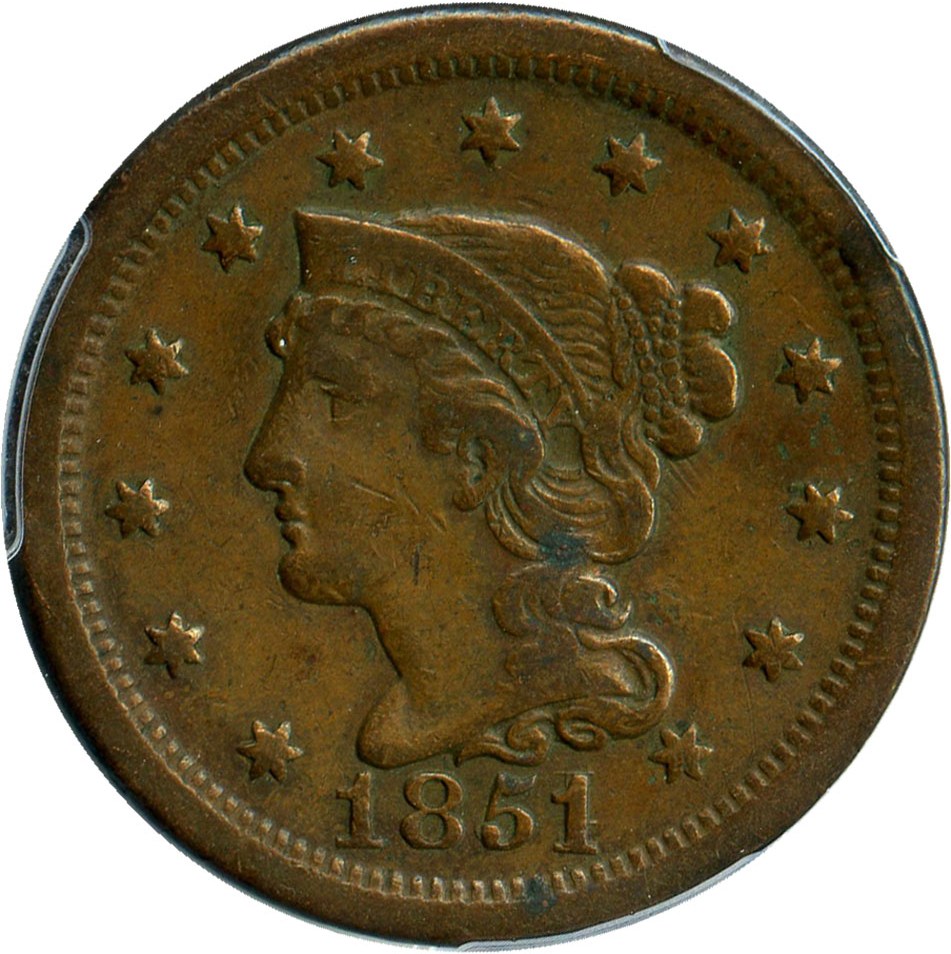 image for: 1851/81 1c PCGS VF35