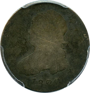 image for: 1820 25c PCGS Poor-1 (Small 0)
