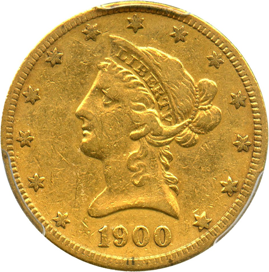 image for: 1900-S $10 PCGS XF40