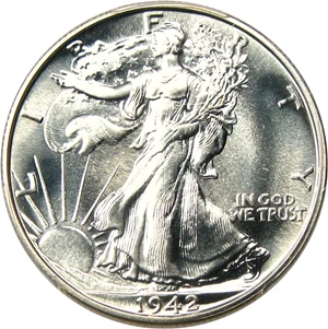 image for: 1942 50c PCGS Proof 68 - Superb Pure White Ultra Gem