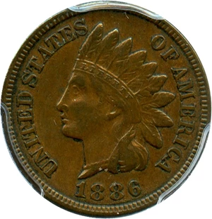 image for: 1886 1c PCGS XF40 (Type 2)