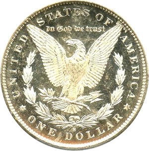 image for: 1891-S $1 PCGS/CAC MS64 PL - Super Prooflike Surfaces