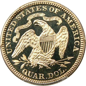 image for: 1889 25c PCGS/CAC Proof 66 CAM