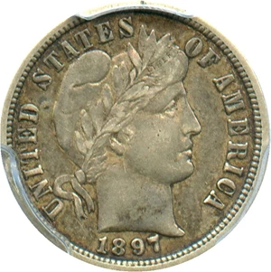 image for: 1897-O 10c PCGS/CAC XF40 - Scarce Date