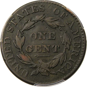 image for: 1826 1c PCGS Genuine VF Details, Damage
