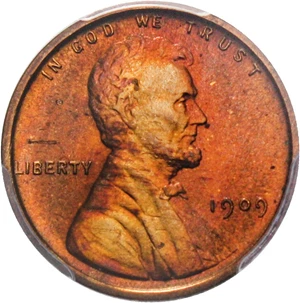 image for: 1909 Lincoln 1c PCGS Proof 65 RB - Desirable First Year Proof