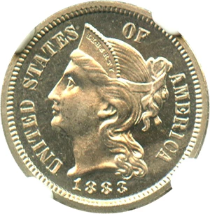 image for: 1883 3cN NGC Proof 65 CAM