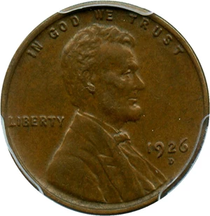 image for: 1926-D 1c PCGS AU58