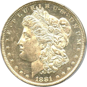 image for: 1881-O $1 PCGS MS62 PL