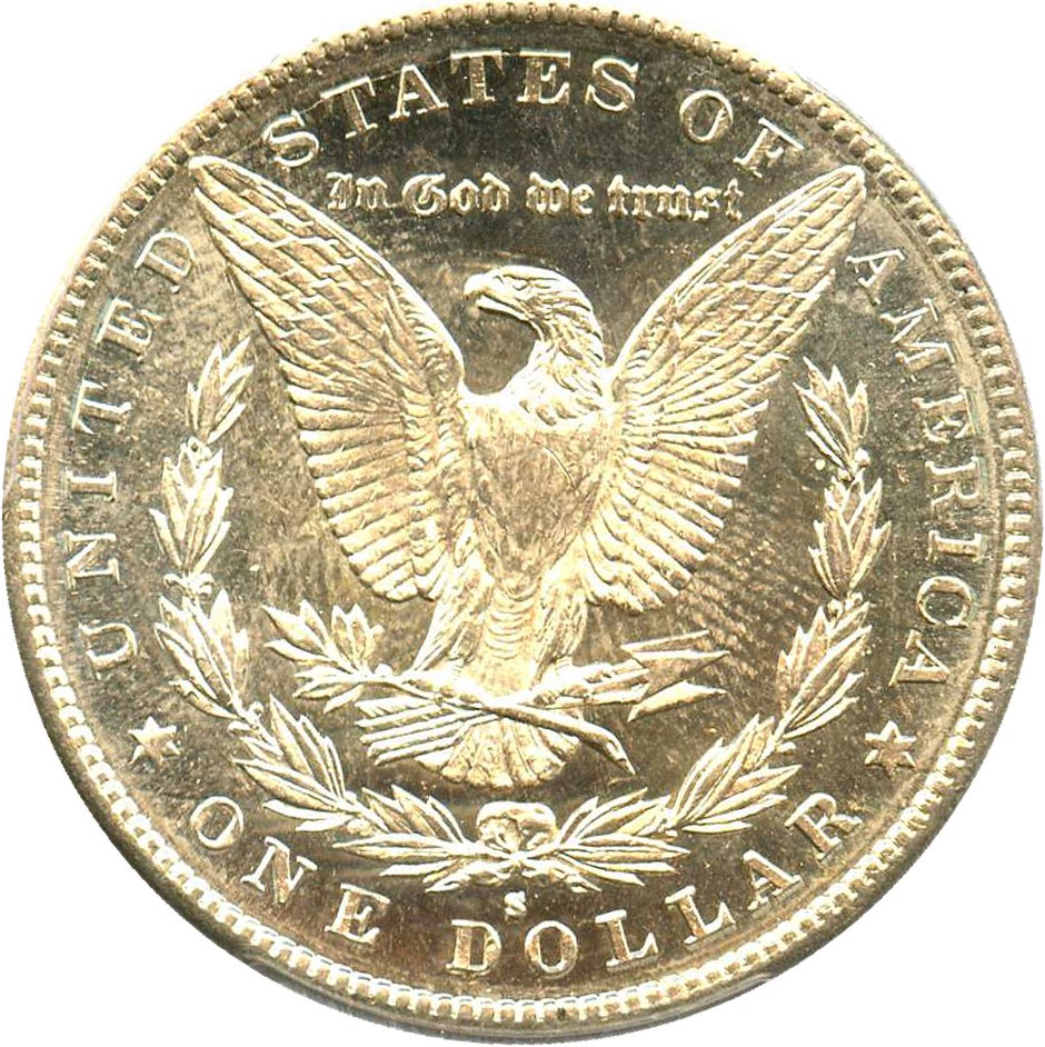image for: 1890-S $1 PCGS MS63 DMPL
