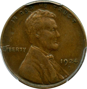 image for: 1924-D 1c PCGS XF45