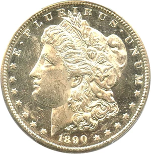 image for: 1890-S $1 PCGS MS63 DMPL