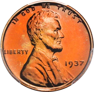 image for: 1937 1c PCGS/CAC Proof 67 RD - Grade Rarity Proof Lincoln
