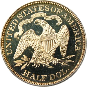 image for: 1890 50c PCGS/CAC Proof 65 DCAM