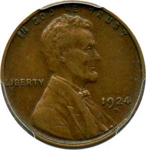 image for: 1924-D 1c PCGS XF40